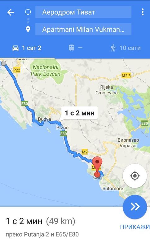 Apartmani Vukmanovic Čanj Exteriör bild